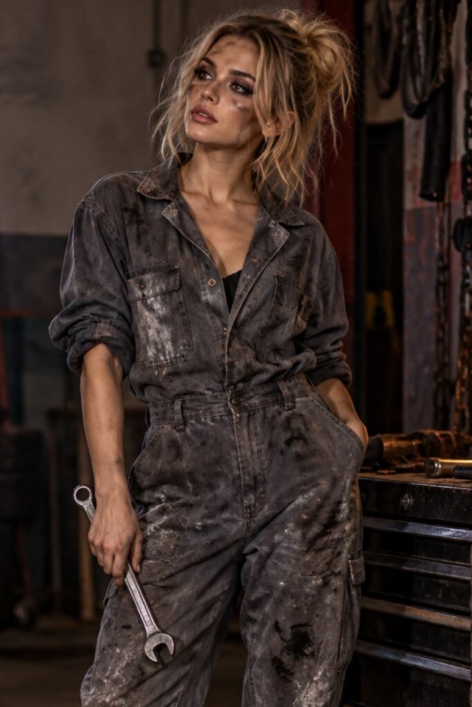 Boiler-Suit Mechanic or Industrial Ghost