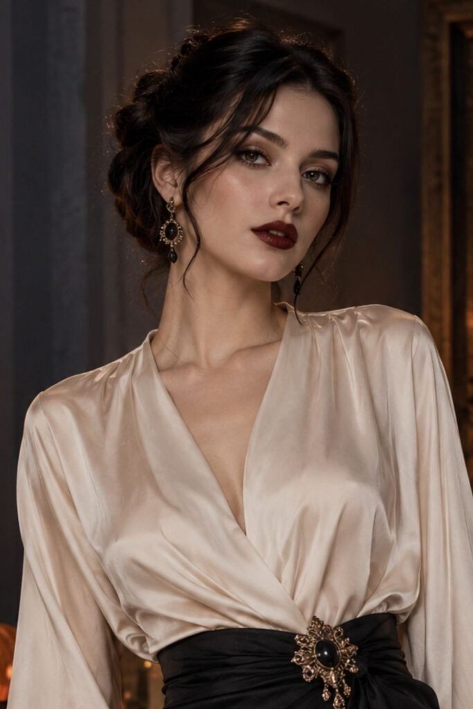 Brooch Fastened at the Waist