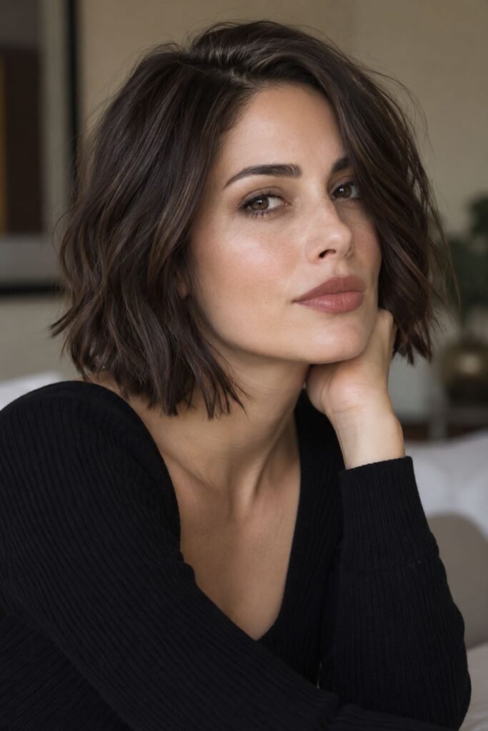 Choppy Espresso Lob With Controlled Texture