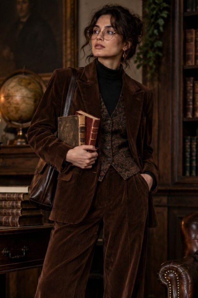 Corduroy Professor With a Gothic Twist