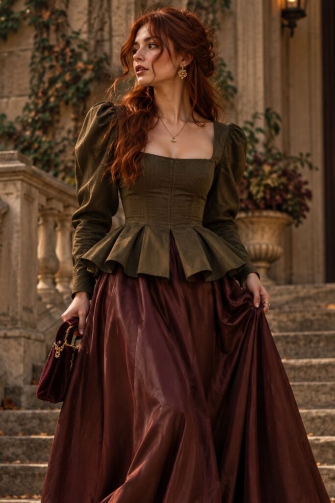 Fairytale Peplum + Long Skirt