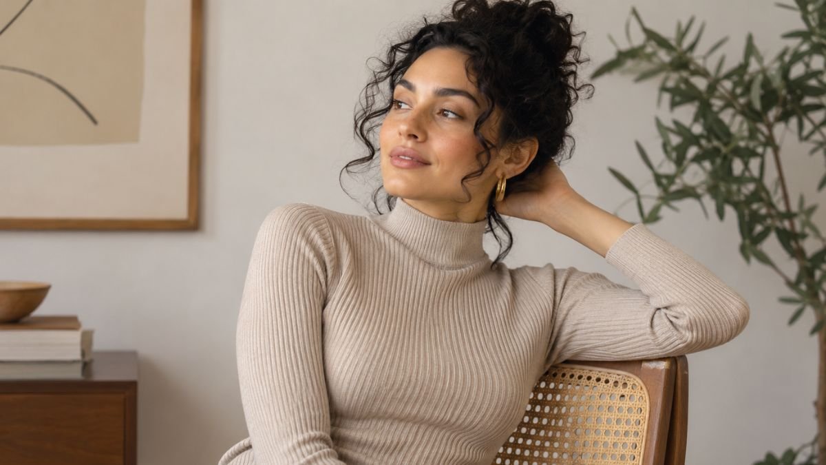 Funnel Neck Tops for Women