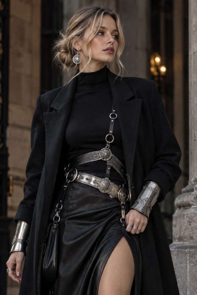 Knightly Silver + Black Ensemble (1)