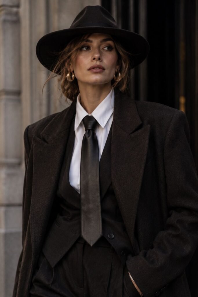 Leather-Tie Noir Detective
