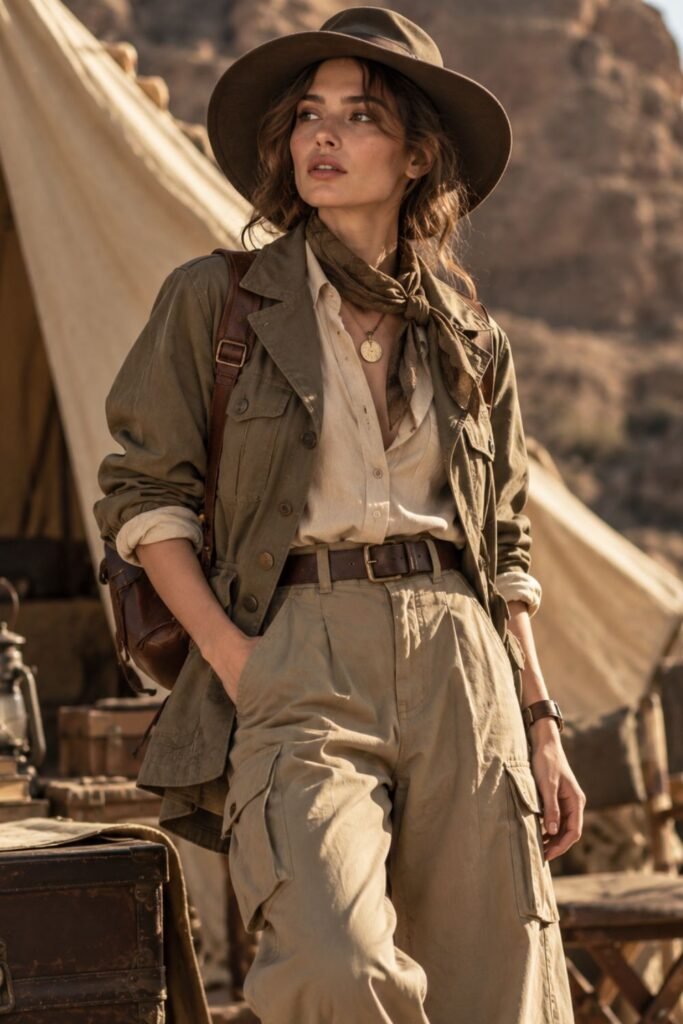 Luxe Paleontologist-Inspired Look