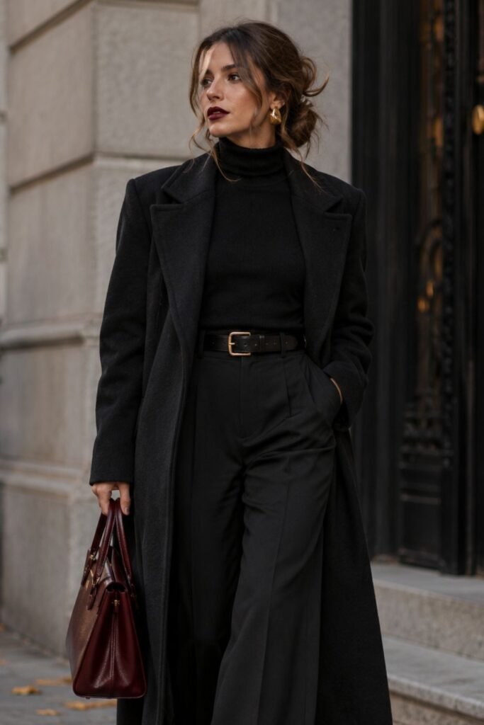 Monochrome Black + Oxblood Accessories