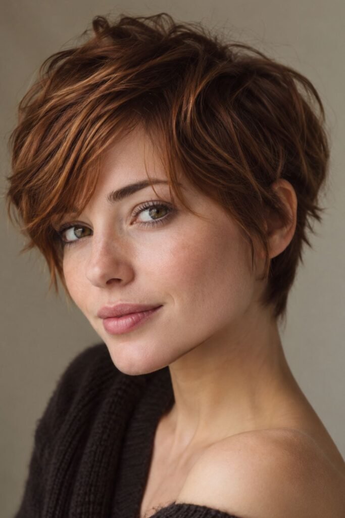 Pixie Shag With Diffused Layers
