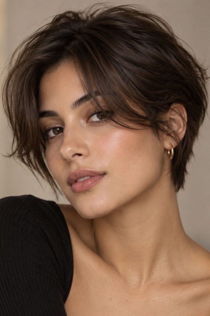Soft Curtain Long Pixie