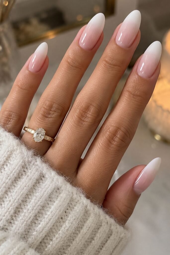 White Ombré Fade